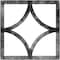 Ekena Millwork Statesman Architectural Grade PVC Pierced Medallion, 22"OD x 14 1/8"ID x 3/4"P, Antiqued Pewter CMPP22X22STAPW - alternate 1